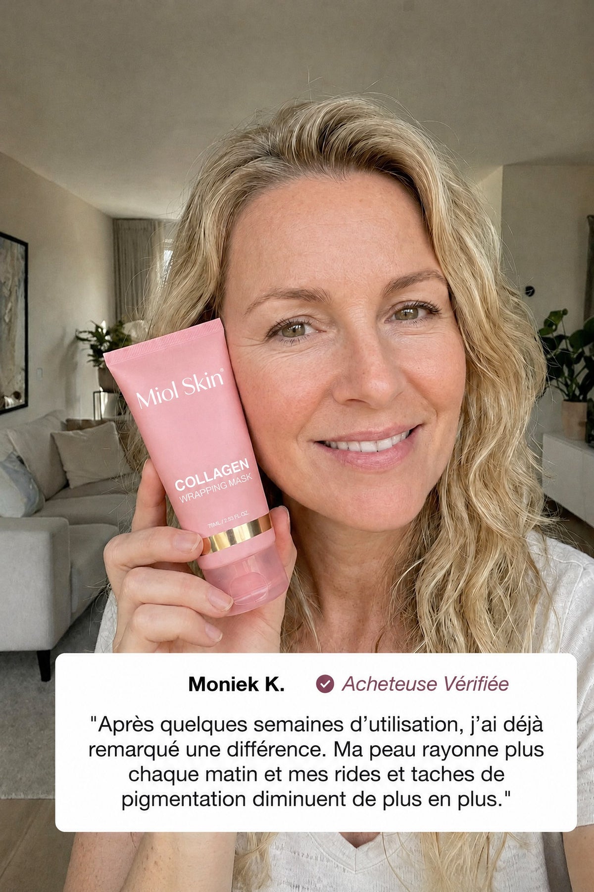 Masque Enveloppant de Nuit au Collagène Miol Skin