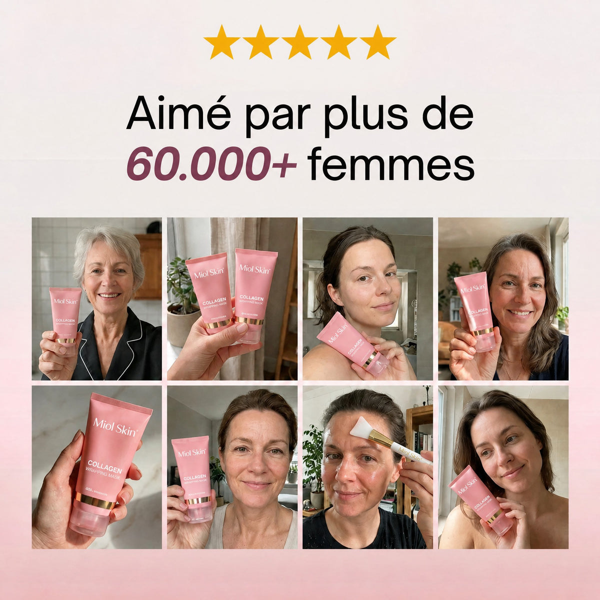 Masque Enveloppant de Nuit au Collagène Miol Skin
